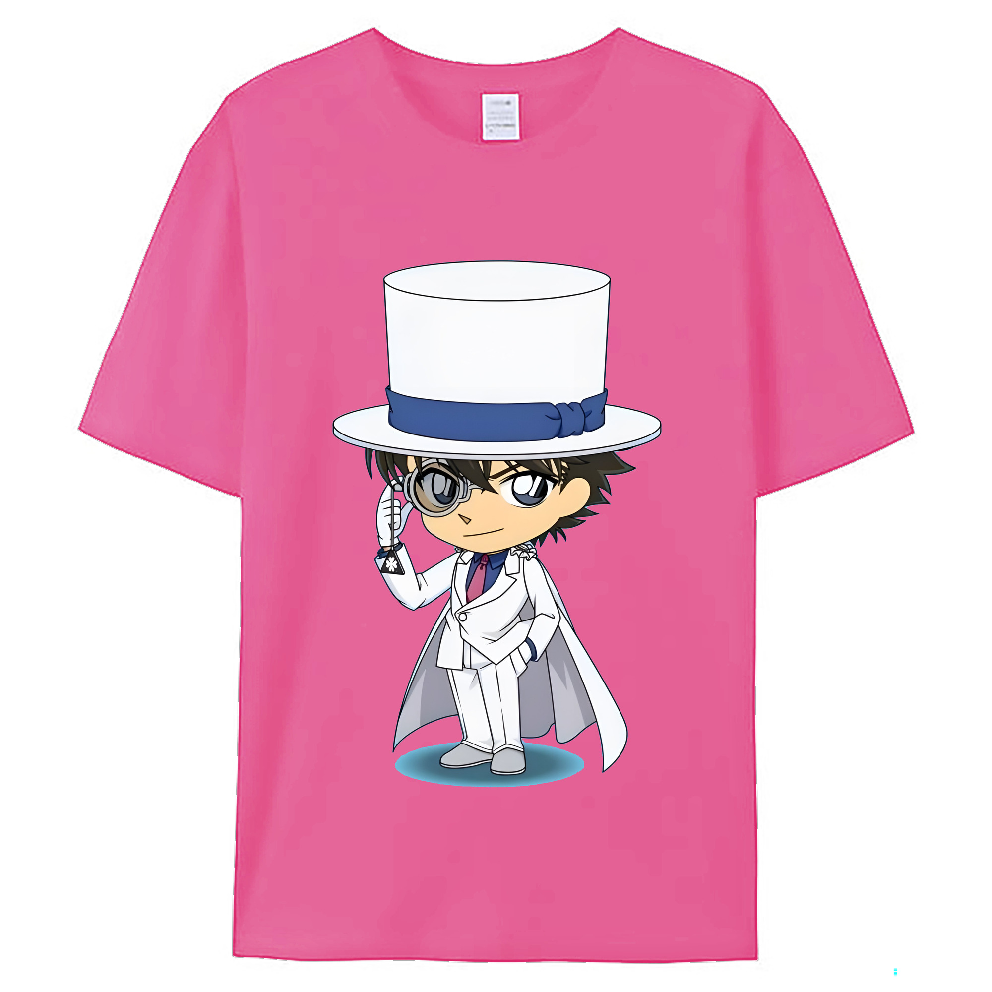 （画像用） 名探偵コナン くろば かいと Detective Conan Kuroba Kaito レディースカジュアルプリントTシャツ（綿100％）